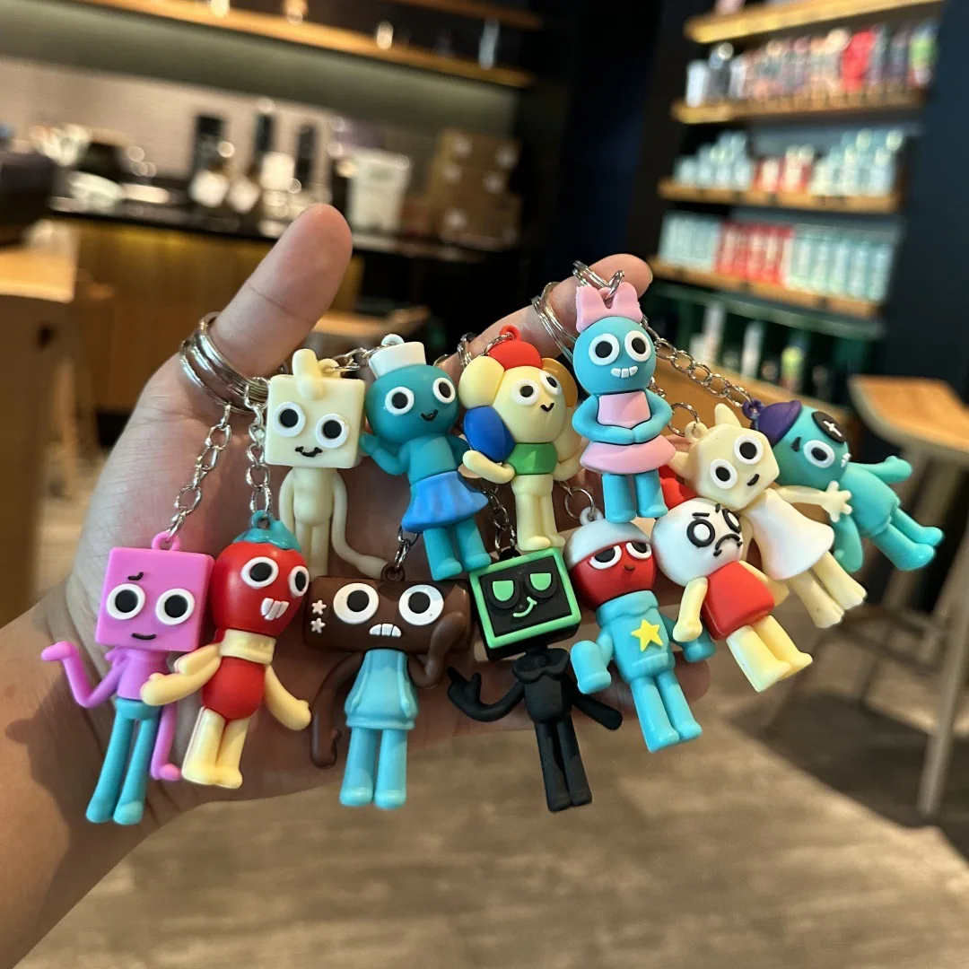 

2026 Game Dandy Keychain Sunflower Figure Keychain Handheld PVC Bag Pendant Jewelry Cartoon Cute Toy Children's Birthday Gift