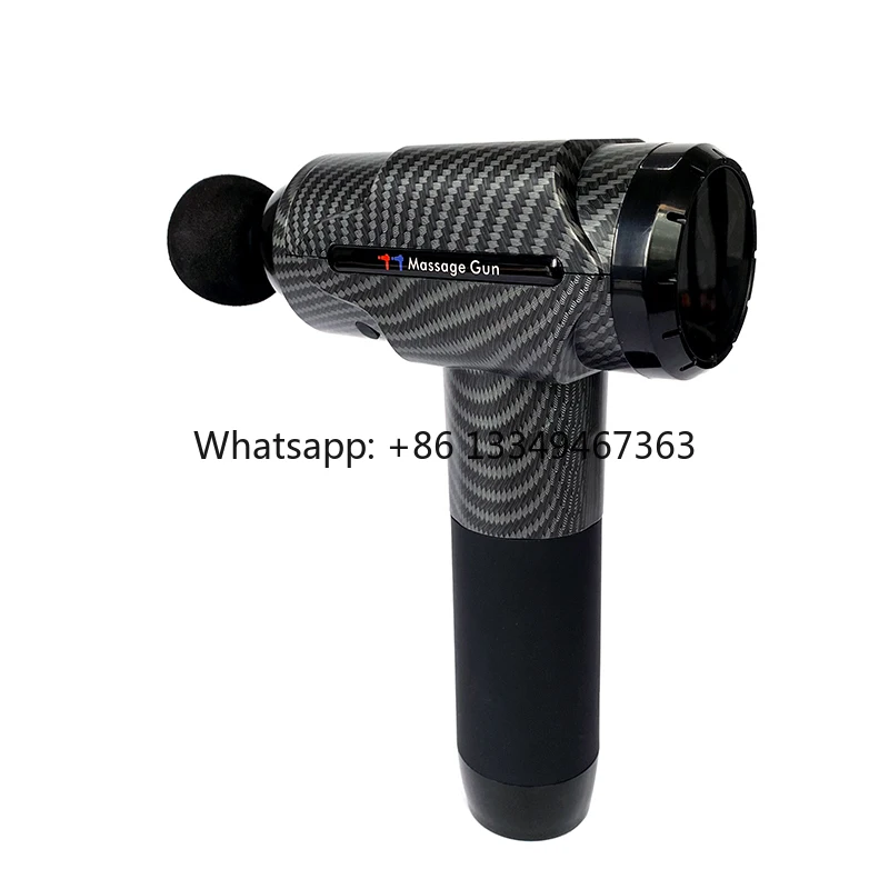 

Quiet Brushless Motor 55W 8H Massage Gun 8 Heads Wireless Remote Control for Body Heated Body Wireless Back Pain Relief