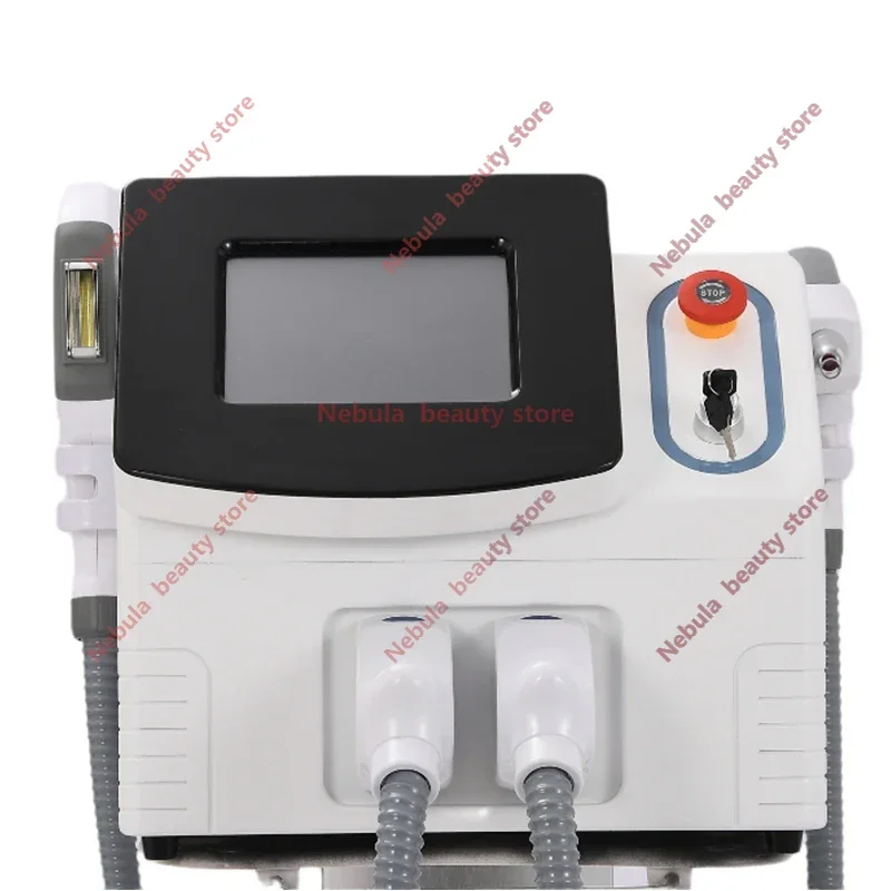 Nd Yag Laser Machine With Laser Beam/2 in 1 Laser Hair Tatoo Removal Machine IPL Portable Multifunction Beauty Machine