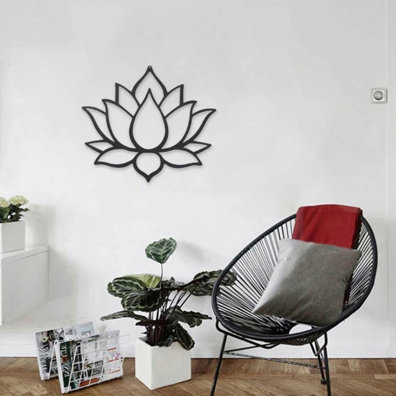 

Lotus Flower Metal Wall Art Wall Sculpture Home Decorations for Office Bedroom