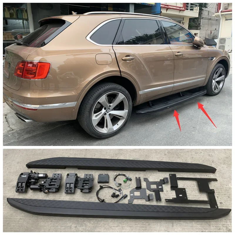 For Bentley Bentayga 2016-2022 High Quality Car Electric Running Boards Side Step Bar Pedals Auto Parts