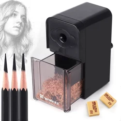 Tenwin Hand Crank Pencil Sharpener Mechanical pencil Sharpener sketch pencil Carbon pencil sharpener School Student Stationery