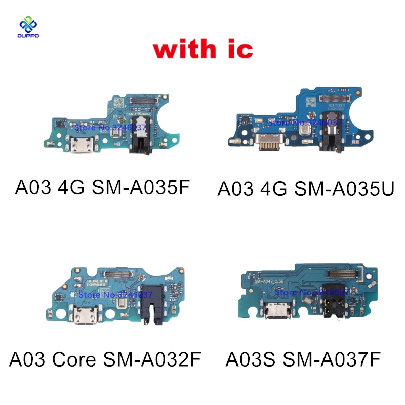 

Dock Connector Micro USB Charger Charging Board Port Flex Cable For Samsung A03S A035U A307 A037F SM-A307F / A03 / A03 Core