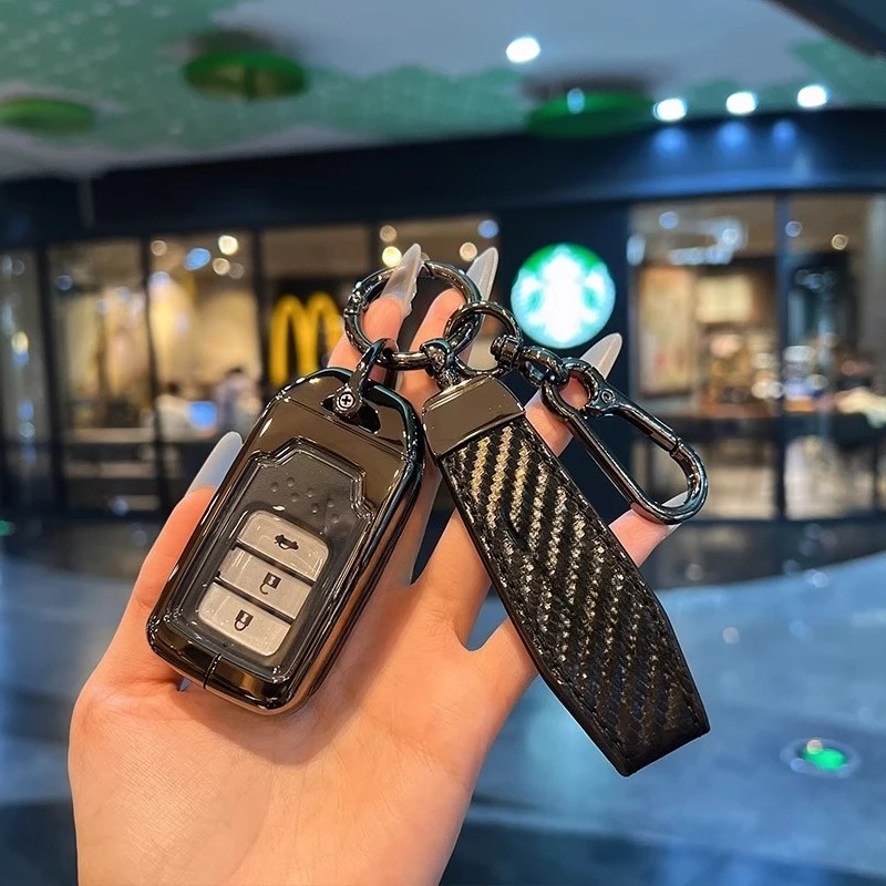 

Suitable for Honda key protection case, New Civic Accord Binzhi XRV, Haoying Fit CRV, Yingshipai car shell wrapped in metal