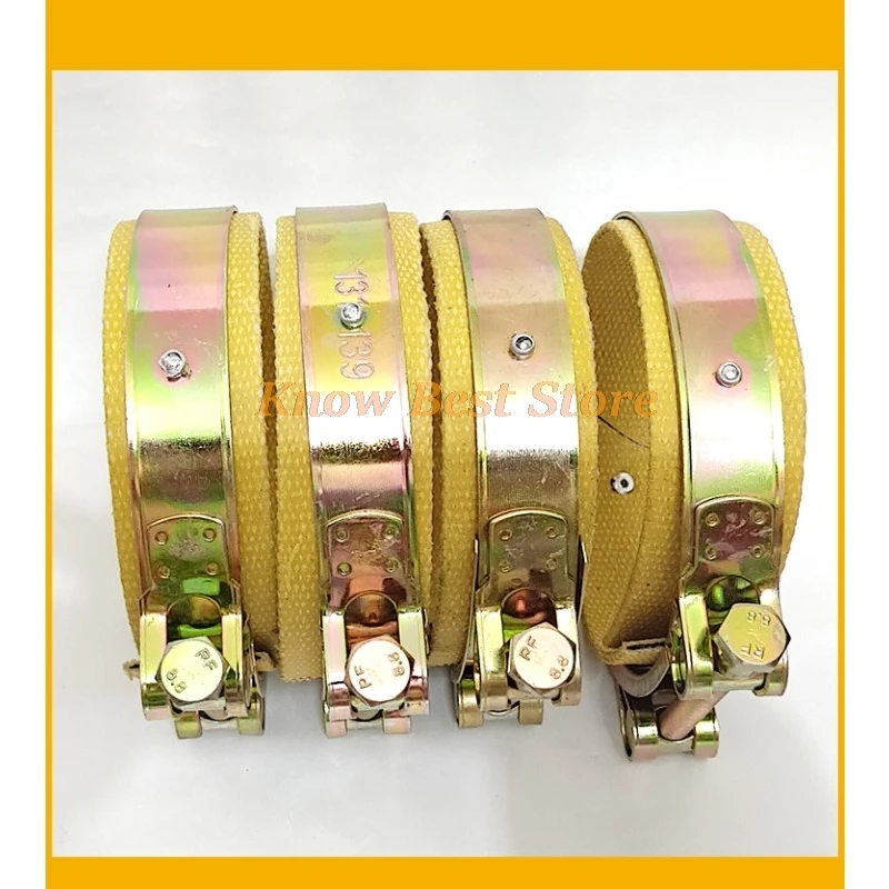 1 Piece Excavator Clamps T Bolt Exhaust Pipe Clip Sealing For Heavy Duty Hose Clamps 367-8468 Bucket Wear-Resistant Dust Ring