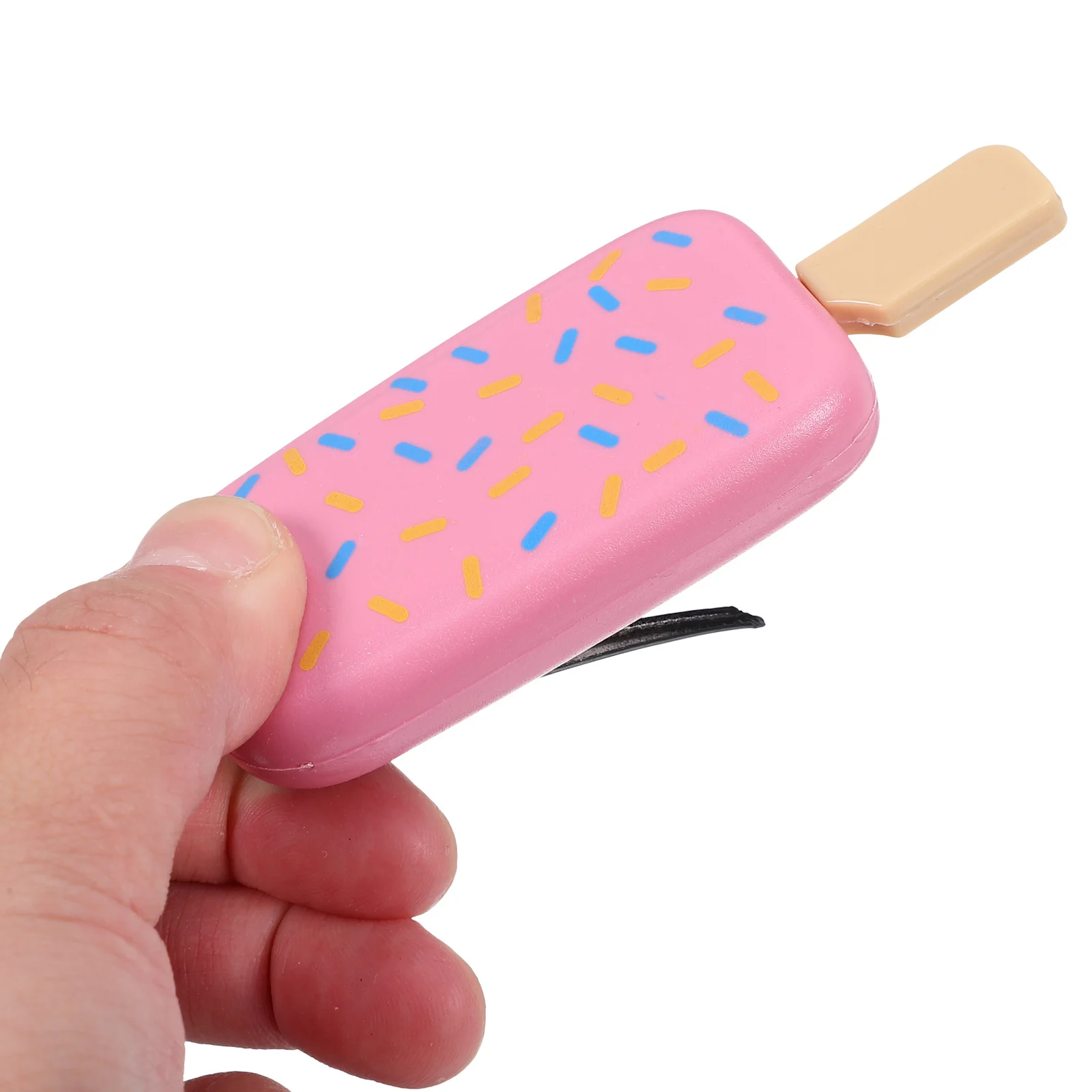 

4Pcs Ice Cream Hair Clips Cute Cartoon Barrettes Stylish Hair Accessories Party Performance Hairpins Summer Decoration