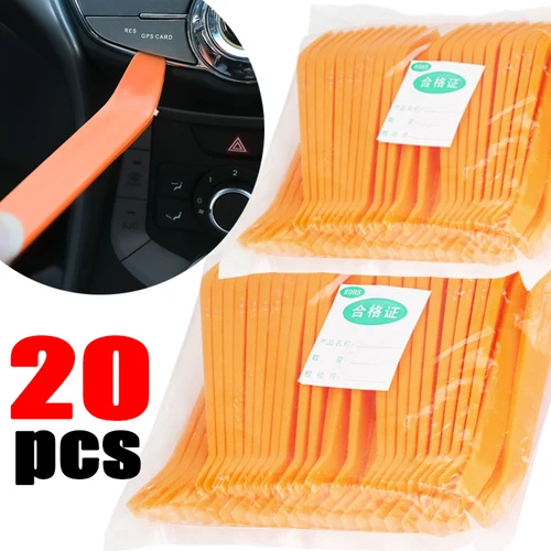 Imagen 1 del producto Destornillador de desmontaje de coche, barra de palanca manual de plástico, herramienta de desmontaje de Audio automotriz, accesorios automotrices, palanca