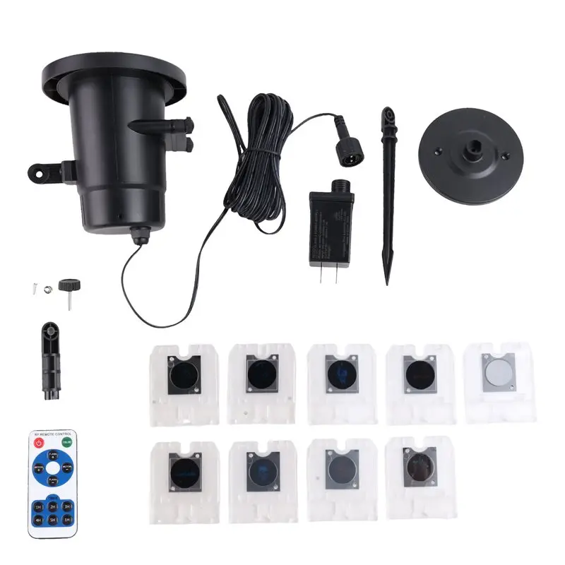 A69EHalloween Ghost Projection Lamp Outdoor Halloween Projector Light For Yard Garden Halloween US PLUG