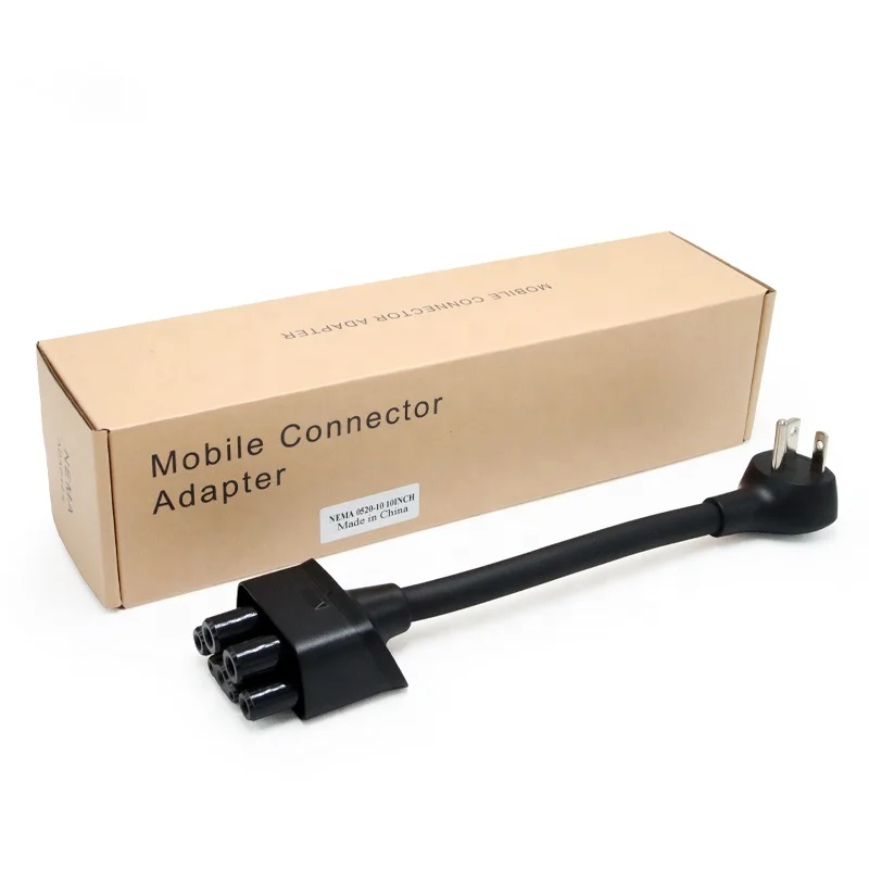 محول NEMA 5-20 هو شاحن متنقل Tesla Gen 2 حصريًا حتى يمكنك الاتصال بكابل طاقة مخرج 120 VAC 5-20 #5