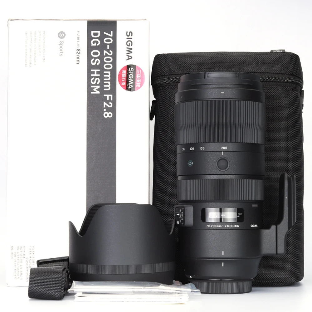 Sigma 70-200mm F2.8 DG OS HSM Sports Lens Full Frame SLR Camera 70-200mm Telephoto Zoom Lens For Canon Mount or Nikon mount