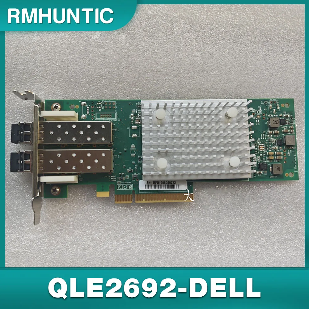 QLE2692-DELL 0YCVFG WVT0T 0CK9H1 16Gb Dual Port HBA Fiber Optic Card