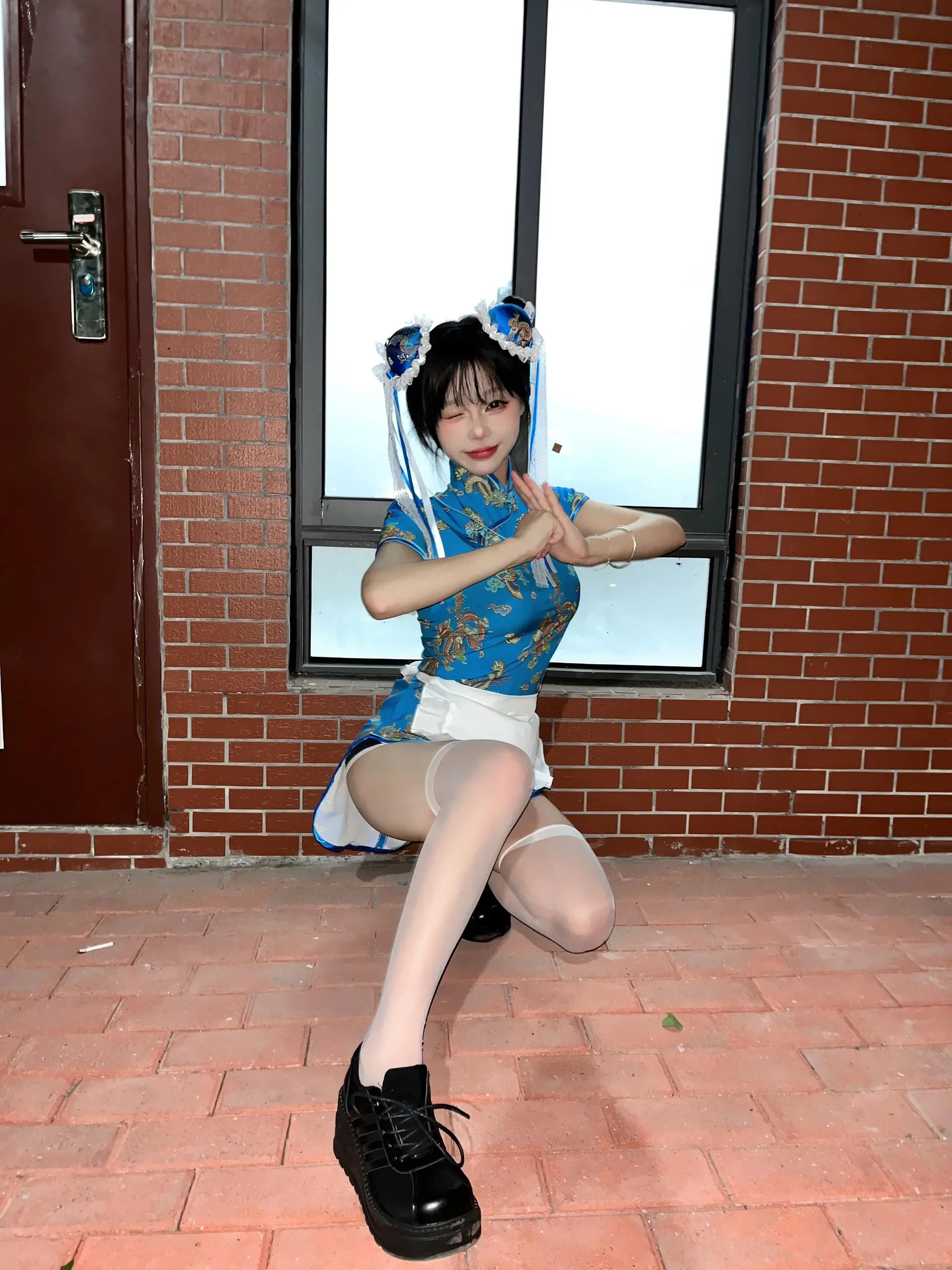 中国風 Dr.メイド服 ローリーン シサス コスプレ ソフトガール スクール服 スカート 伝統的な中国服