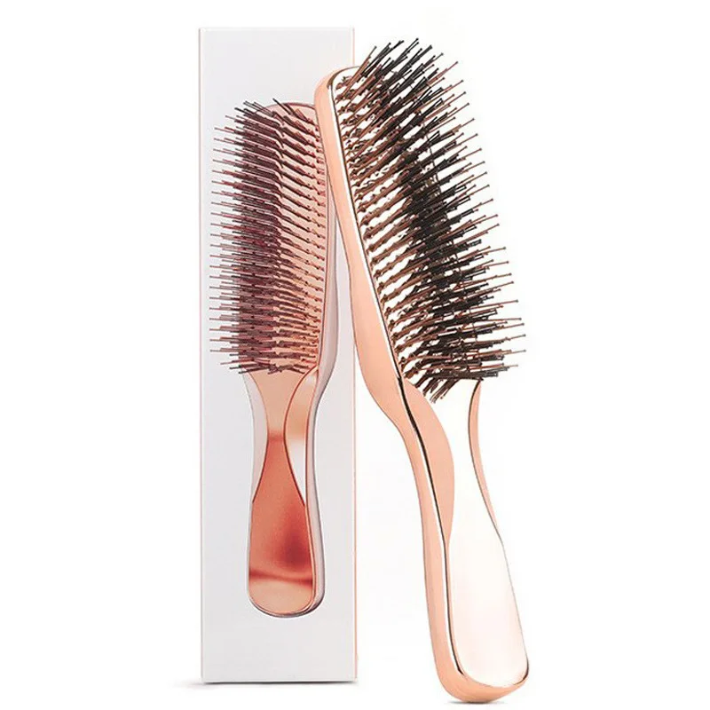 

Electroplated Smooth Hair Styling Comb Massage Scalp Comb Air Cushion Comb Fluffy Airbag Hair Comb Female Anti-static