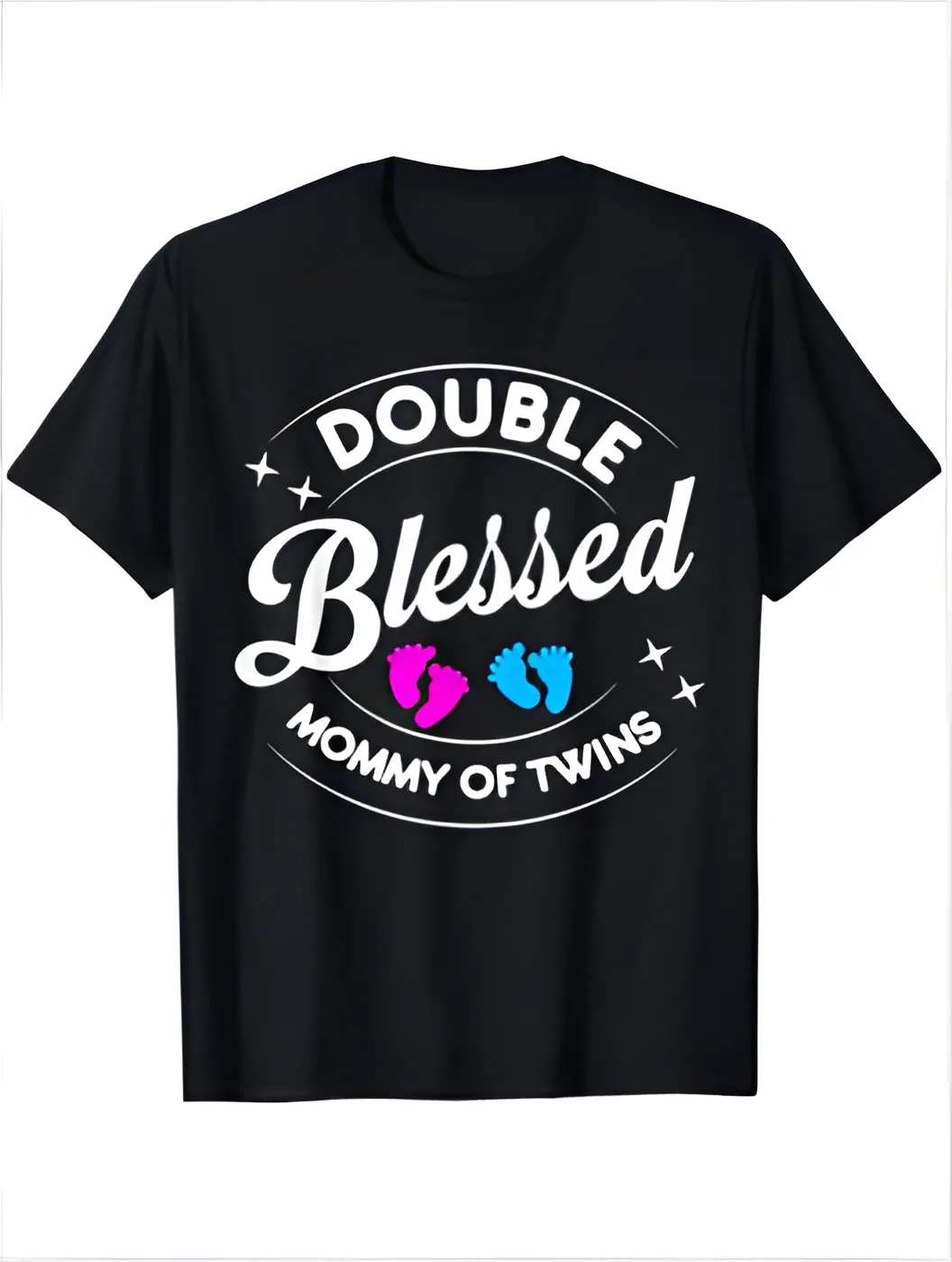 เสื้อยืดปาร์ตี้เด็ก TWIN MOM's Double blessings