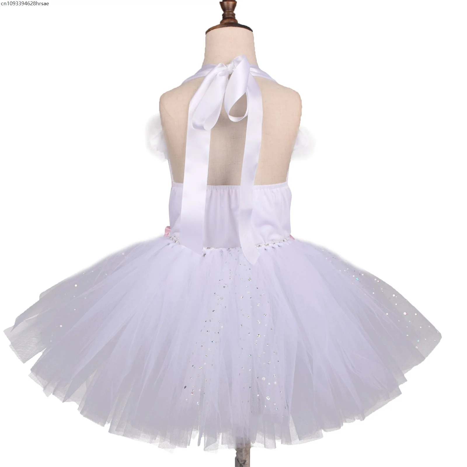 Vestito da tutù da coniglietto per neonate per bambini Costume cosplay da coniglio Festa di compleanno per bambini Vestito in tulle Abiti da vacanza Vestito di Halloween