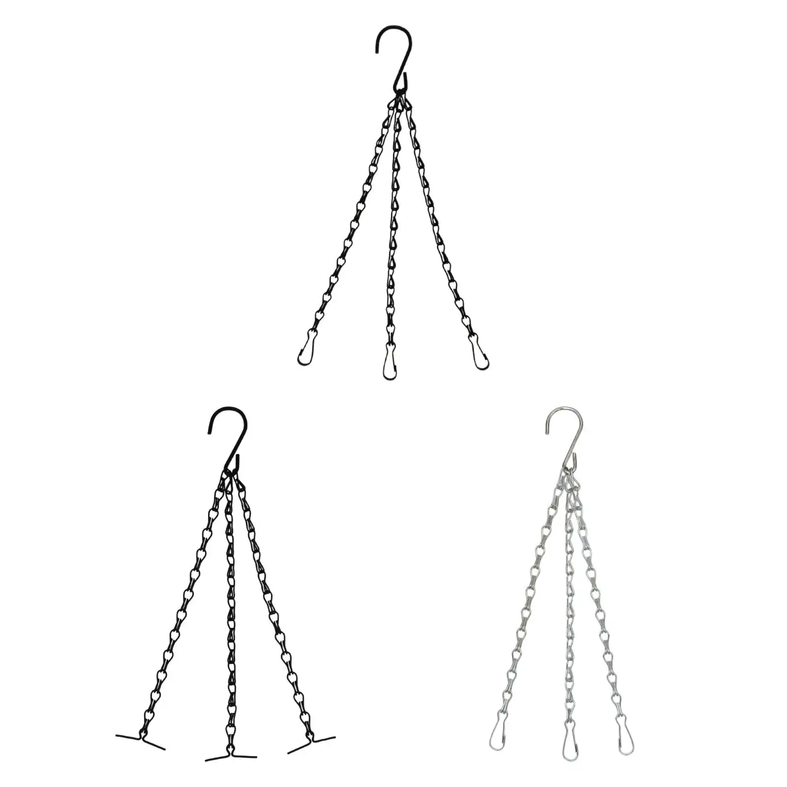 Flower Pot Chain Replacements Secure Lanterns Hanger Bird Cage Hanger Plant Hanger for Balcony Home Backyard Garden Bird Houses