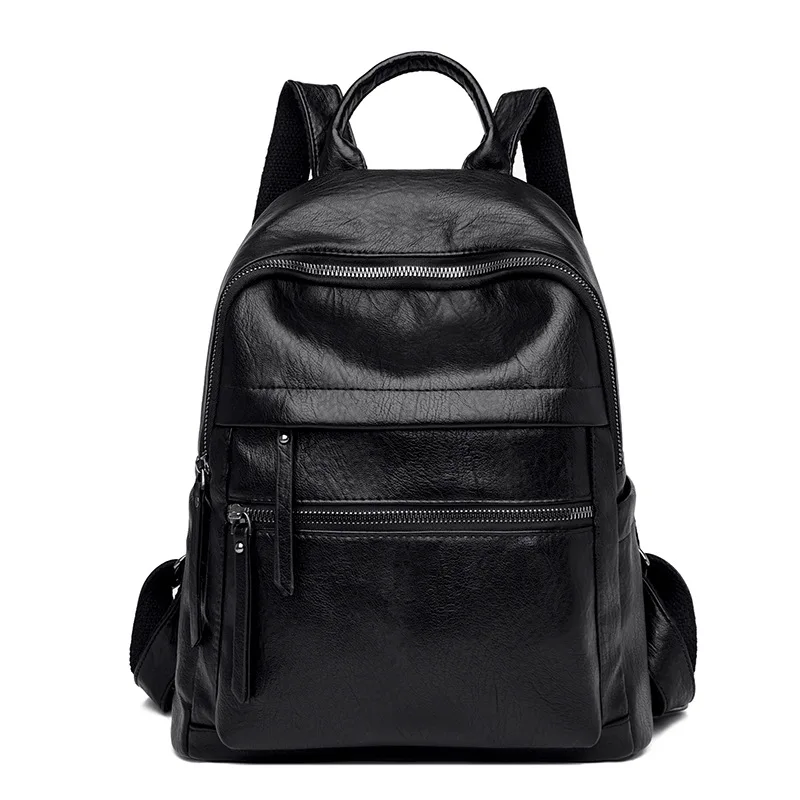 New Arrival Hot PU Backpack Leather Backpack Purse for Women Multi-functional Elegant Daypack for ladiesCasual Travel Knapsacks