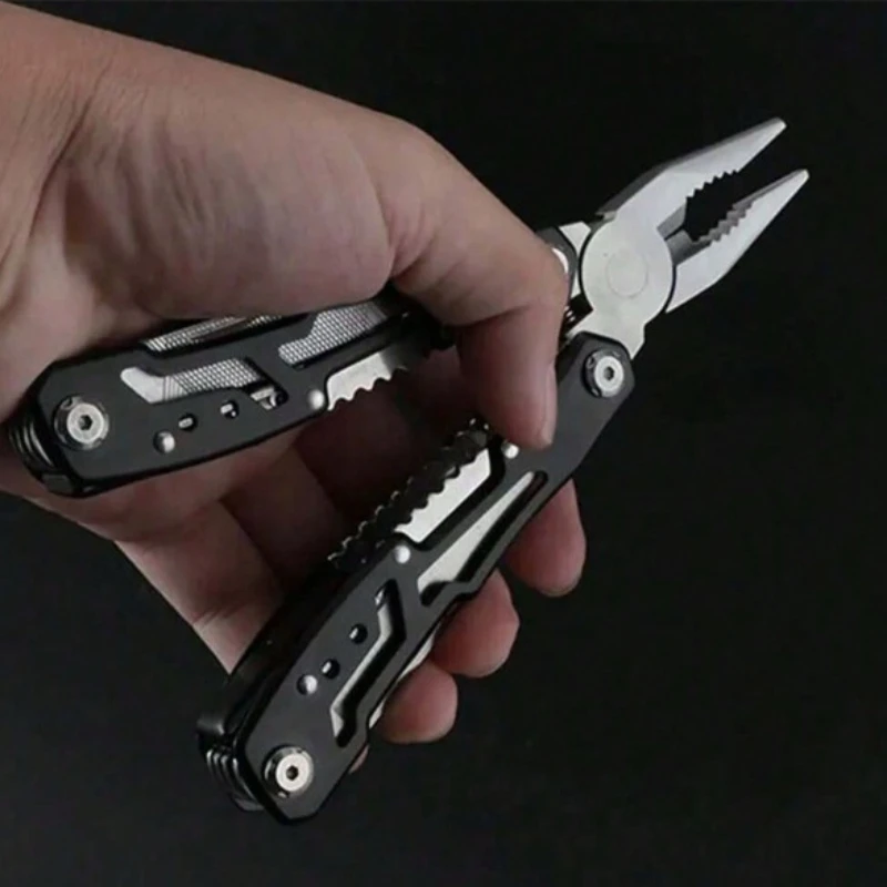 

Мультитул для выживания — складные плоскогубцы из нержавеющей стали 24-в-1 с тактическим дизайном для кемпинга, охоты, экстренной помощи