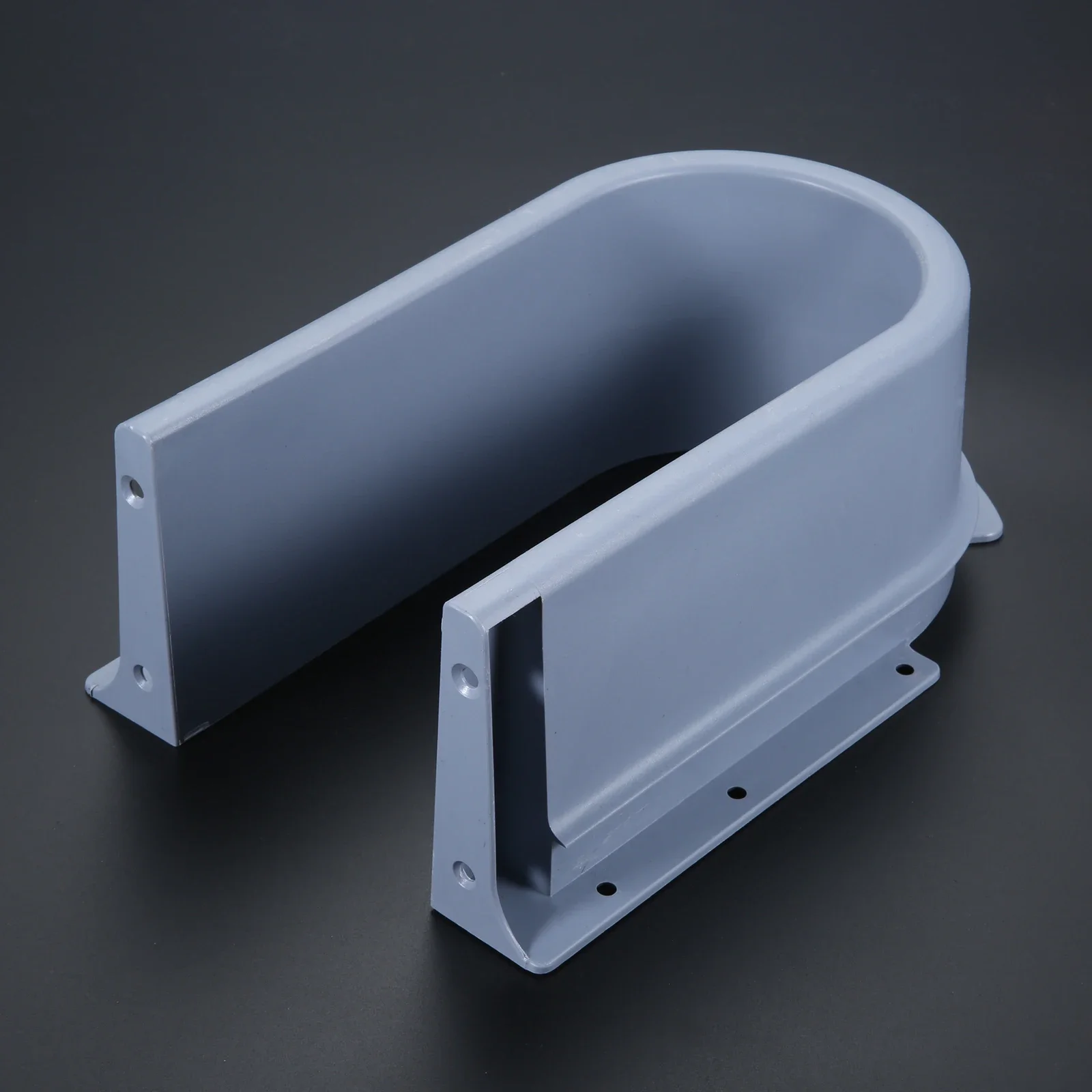 Plastic U Shape Sink Drawer Slot Cabinet Recessed Under Sink Drainage Grommet Waterproof Baffle Cutout Cover Bath Kitchen Parts