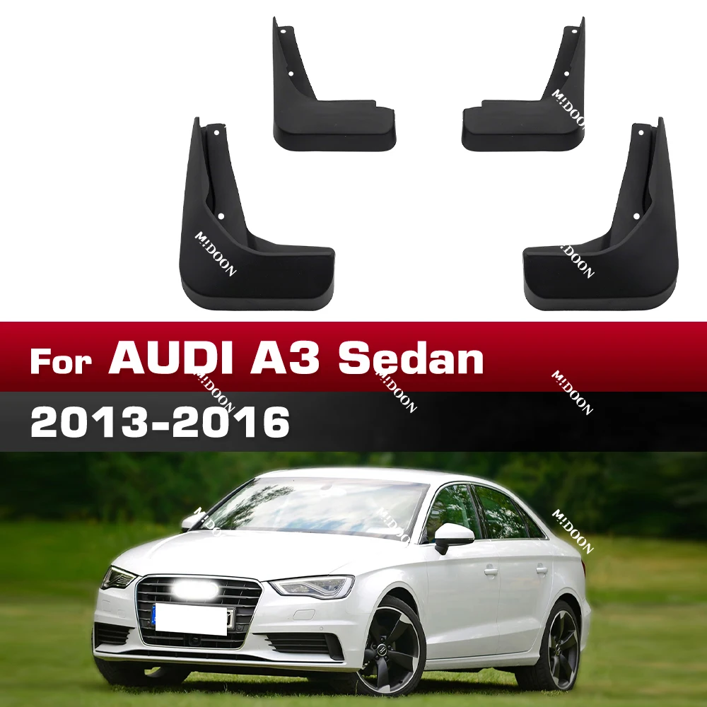 For AUDI A3 sedan 2013 2014 2015 2016  Fender Mudflaps Splash Guards Mudguards Mud Flaps car Accessories