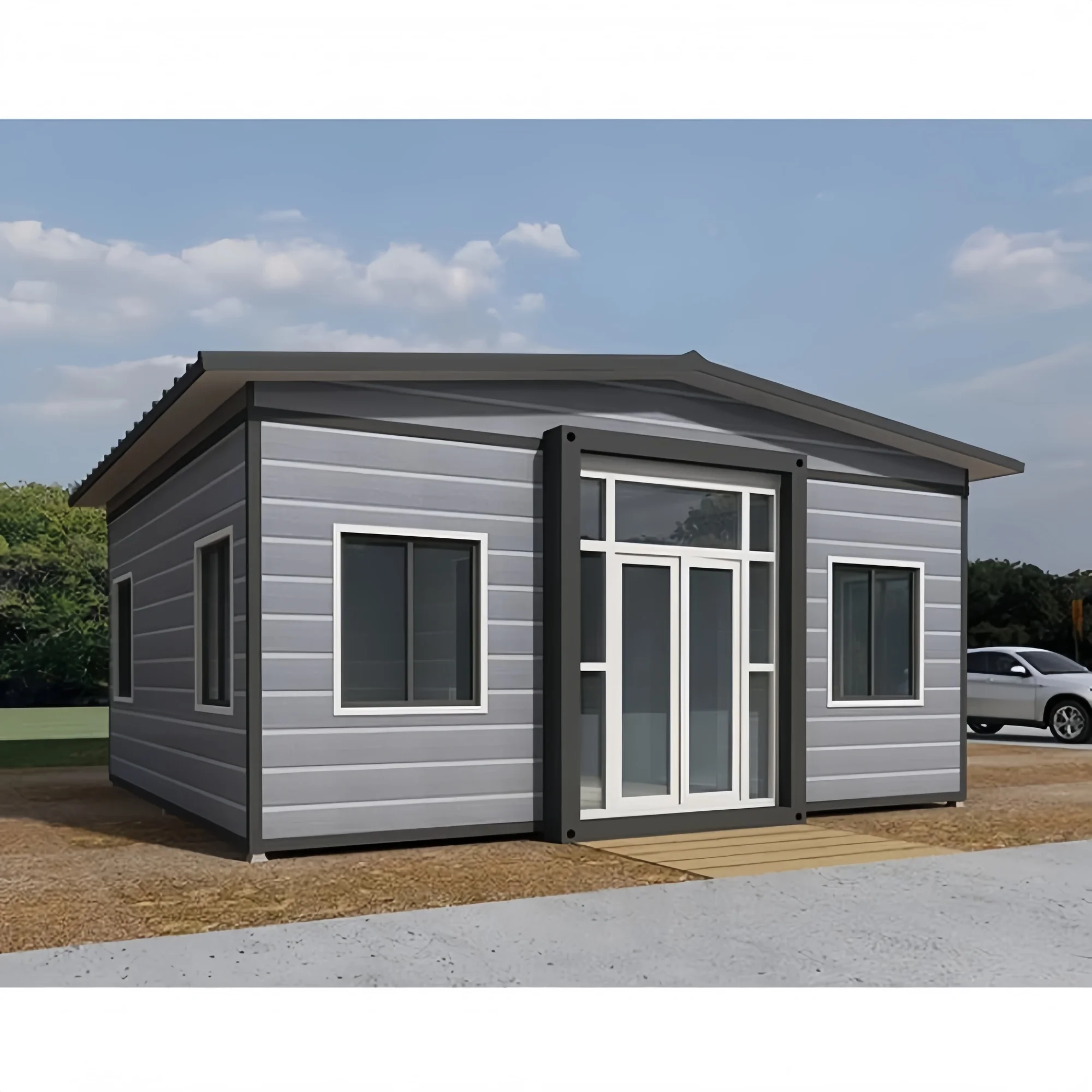 Edit Expandable Container House: 20FT Prefab Container House for All
