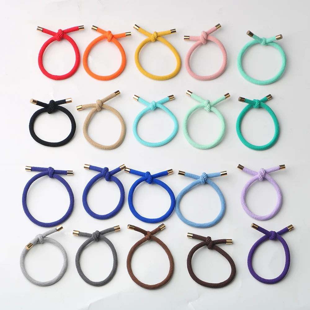 Elastic Hair Rubber Bands Hair Tie Elastics Knotted Hair Ties Ponytail Holders for Women for Women Girls