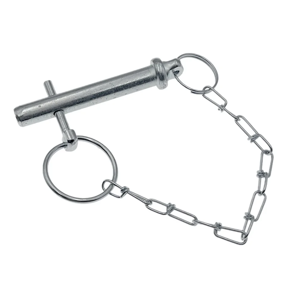 For trailer Jack Chain Pin 8000LB Capacity for For stabilizer Leg Replacement Galvanized Finish 9.2x6.4x1.38cm