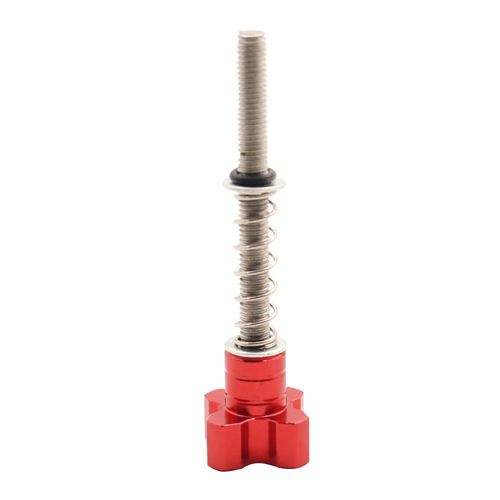 Throttle Adjustment Screw for Offroad Motorcycles Ergonomic Design with Angled Grooves for Fuel Injection Control