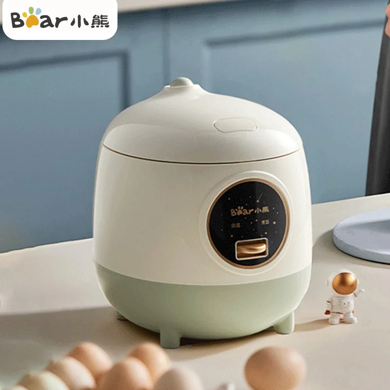 Bear 1.2L Smart Electric Rice Cooker Multicooker Multifunctional Mini Pots Offers Non-Stick Cooking Home And Kitchen Appliance