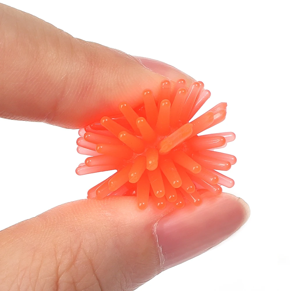 Color Mini Squeeze Venting Massage Ball Wholesale Toys TPR Material Muscle Relaxation Hedgehog Ball Relief Toys for Children