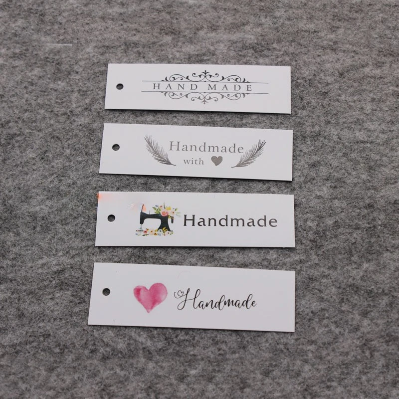 Spot Handmade Hangtag Trademark Colorful Hangtag Copperplate Paper Versatile Clothing Hangtag