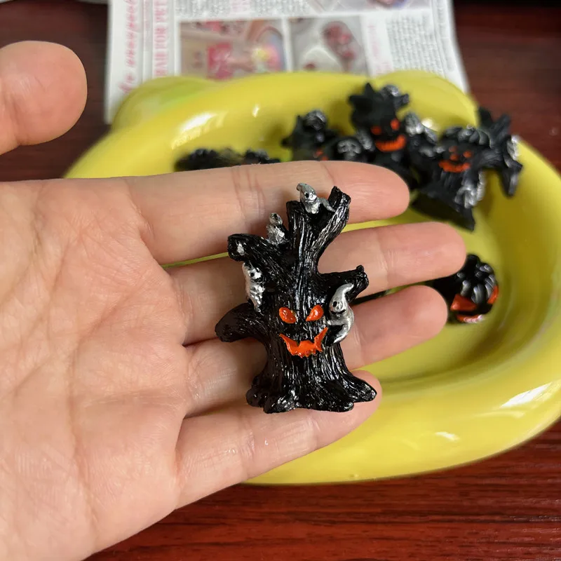 

Micro landscape Halloween DIY jewelry tree ghost pumpkin tree decoration resin accessories funny decoration ornaments