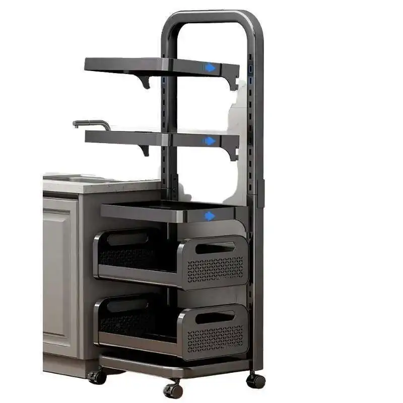 Partitions Food Trolley Cart Hotel Bathroom Cabinet Restaurant Rolling Trolley Multi Use Functional Cabeceiras Kitchen Furniture