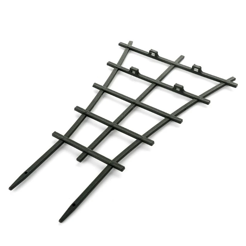 2/6/12 Pcs Garden Mini Climbing Trellis DIY Plastic Superimposed Potted Plant Support Trellises for Plants Vines