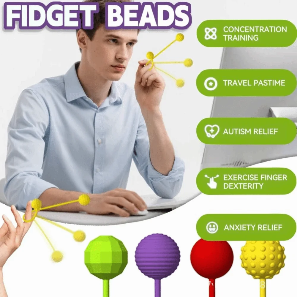 

Красочные бусины на кончиках пальцев, силиконовый материал, максимальный дизайн, игрушка для упражнений на пальцы, 4 шт./компл., портативный размер, сенсорная игрушка на кончиках пальцев