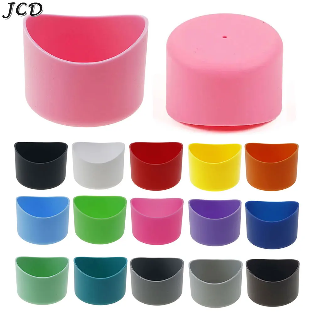 JCD 9cm Anti-Slip Cup Bottom Cover Water Bottle Sleeve Silicone Protective Case Insulated Cup Anti-Scratch Accessories