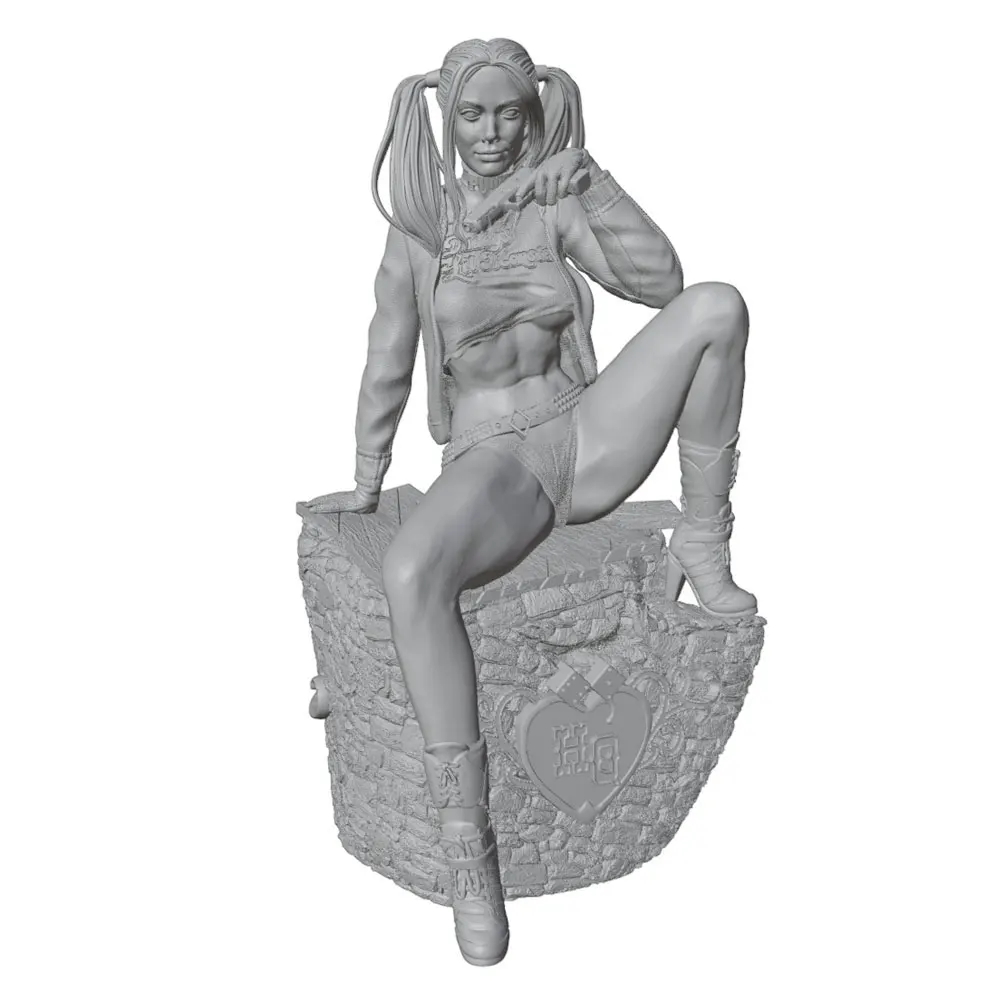 1/24/12/6 Desk ornament,NSFW,Sexy girl resin model kit, mini 3D printed gray figure statue, unpainted,unassembled