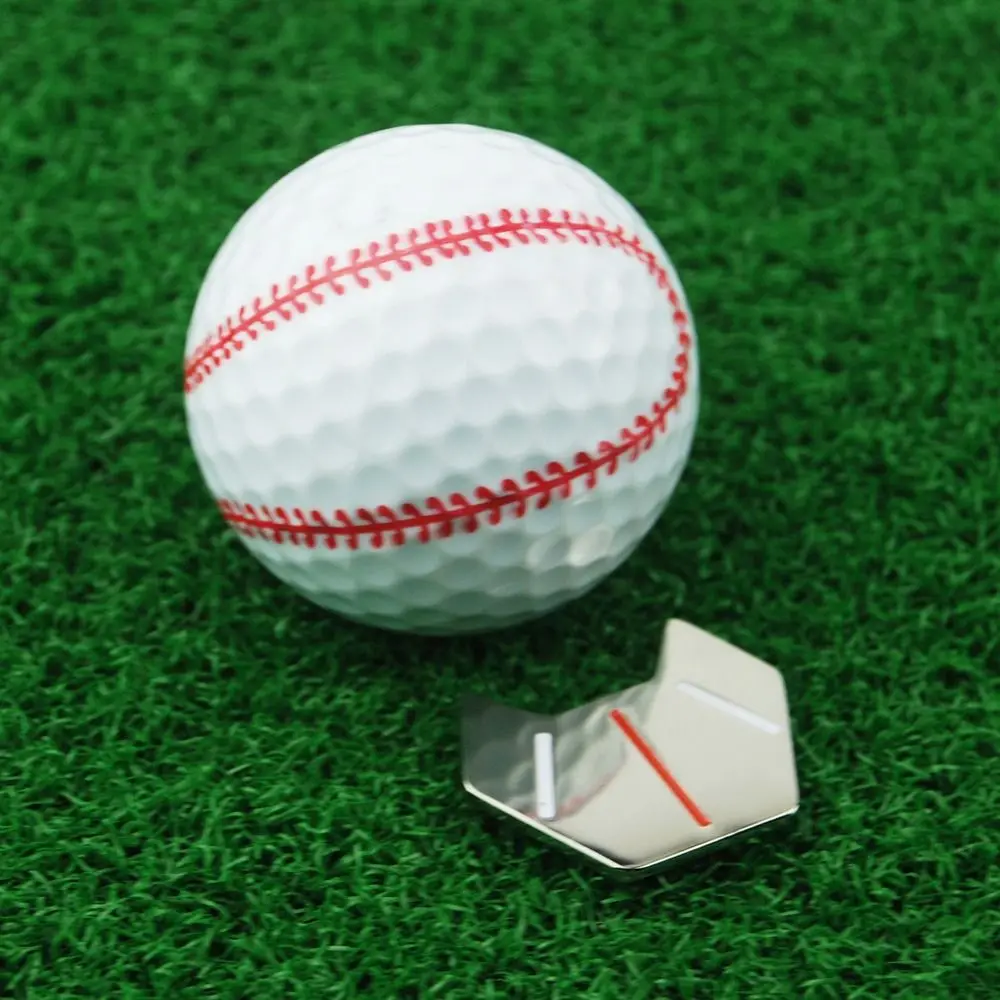 Ball Position Marker Zinc Alloy Golf Hat Clip Ball Marker Magnetic Convenient Magnetic Golf Marker All-Portable Small Unisex