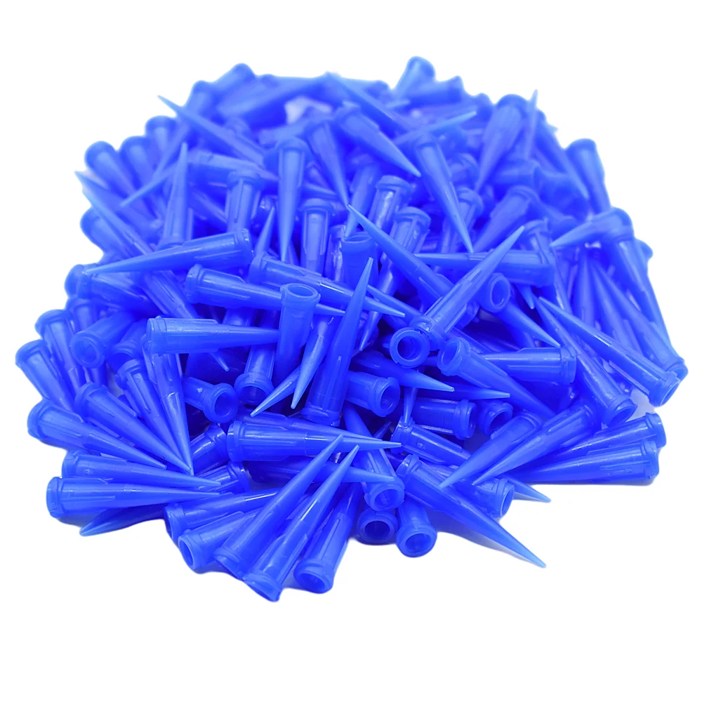 

1000pcs Tapered Needle Plastic 22G Blunt Tips Glues Dispensing Needle Tips Glue Sealants Adhesives Dispenser Tapered Needles Set