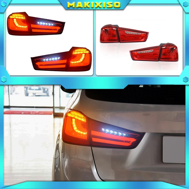 1Set Taillight Tail Light For Mitsubishi ASX 2011 2012 2013 2014 2015 2016 2017 2018 2019 LED Rear Lamp DRL Brake Signal Reverse