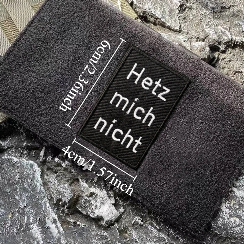 Parche táctico moral bordado con Velcro gancho y bucle para mochila - imagen 3