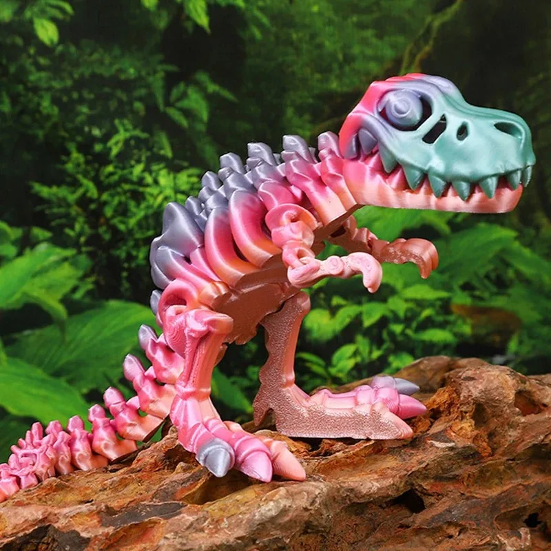 3d Printed T Rex Animals Miniature Figurines Dinosaurs Toy Child Anti-stress Birthday Gifts Children for Guests Surprises Gift - view 6