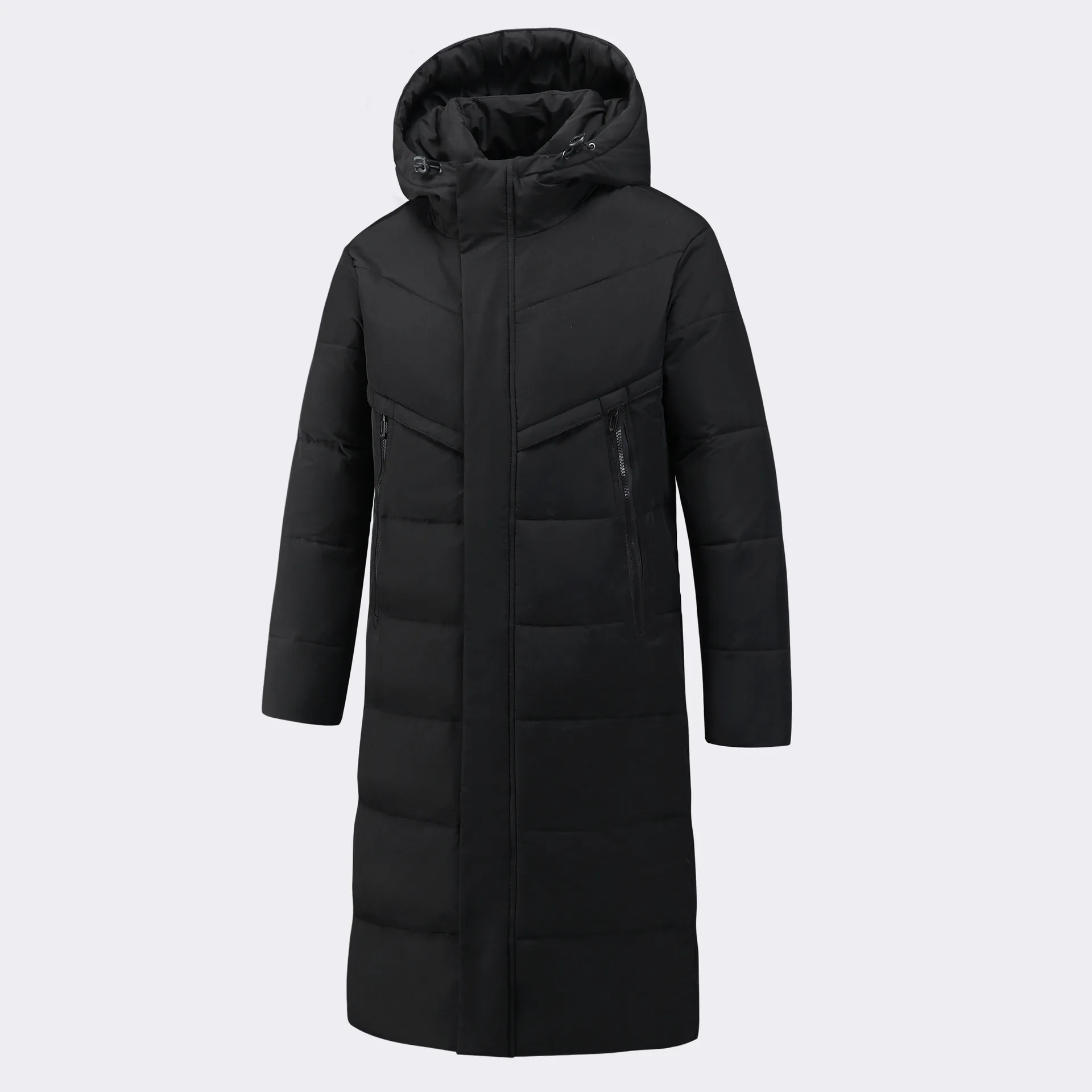 Men Winter Hooded Long Puffer Jackets Quality Duck Down Coats Unisex Casual Down Jackets Couples Outdoor Windproof Warm Jackets