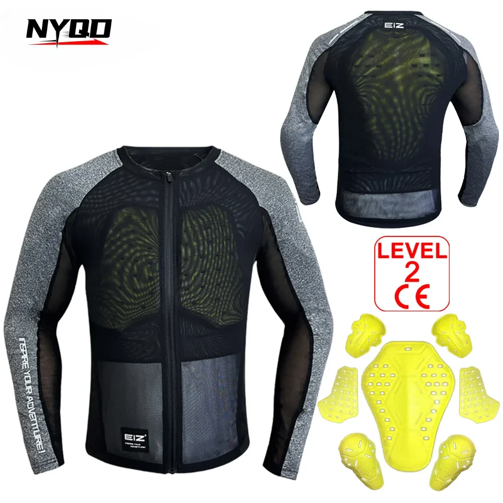 Motorcycle Armor Clothing Cycling Clothing Breathable Mesh Anti Fall Soft Armor Racing CE2 Protective Gear for Men and Women 보호대