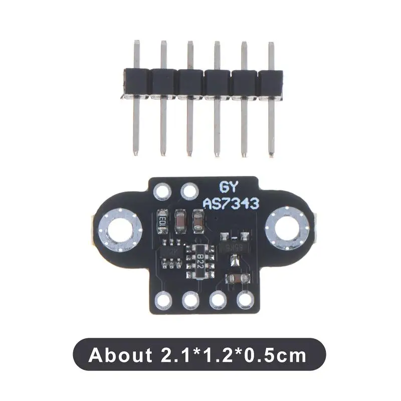 AS7341 AS7343 Multi-Channel Spectrum Sensor Module High Accuracy Pin Headers for  DIY Electronic Development