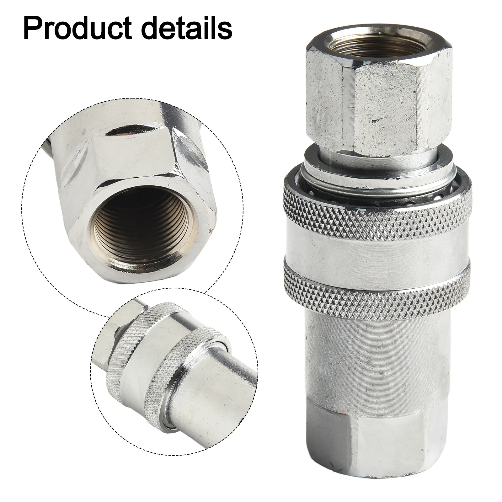 Applicable In Press Equipment 19mm 0.75in Hydraulic Quick Connect Coupler Quick Connect Coupler For Hydraulic Tools