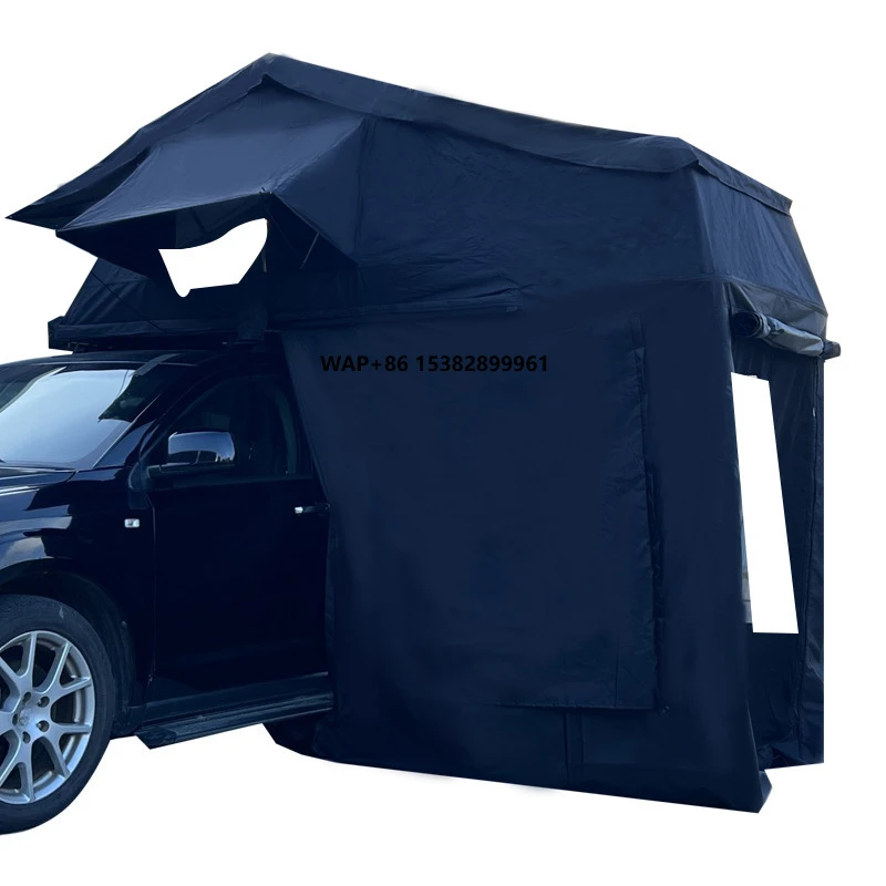 Fully Automatic Aluminum Alloy Canvas Car Roof Top Tent Four-season Double Layer Quick Open Waterproof Design Direct Supply