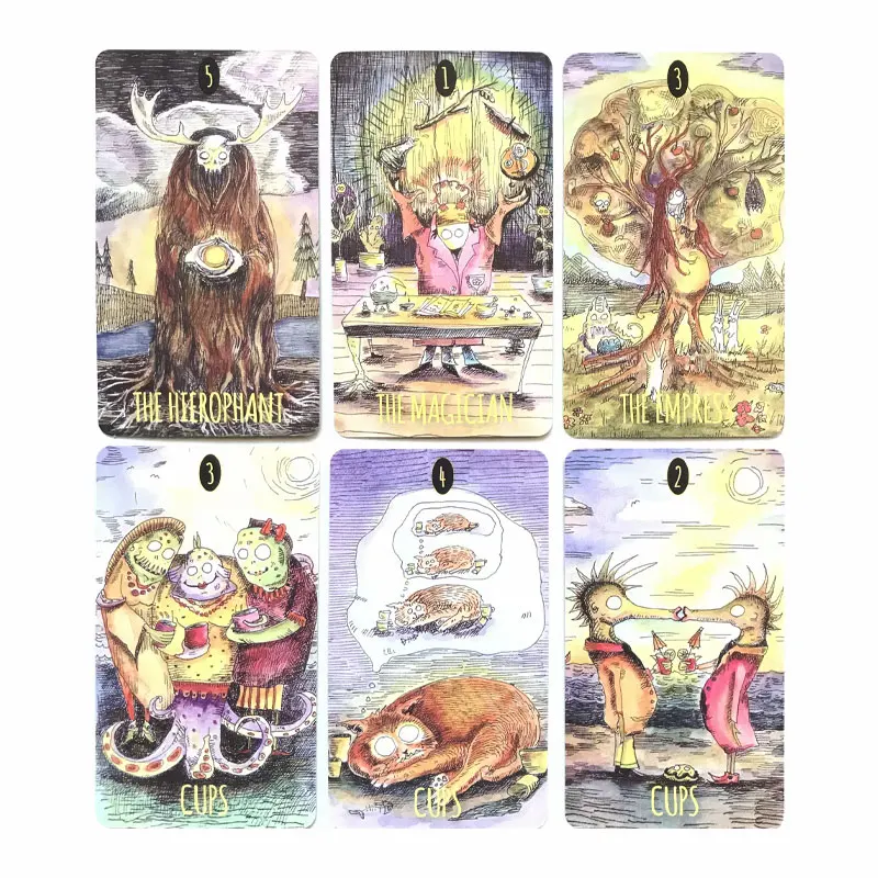 بطاقات Shadowland Tarot Decks للمبتدئين النسخة الإنجليزية للمحترفين لعبة Fortune Telling