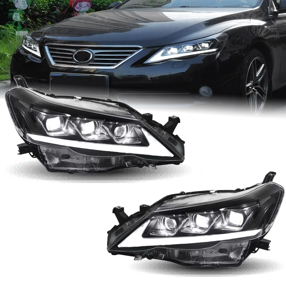 Headlight For Toyota Mark X LED Headlights 2010-2013 New Reiz Head Lamp Car Styling DRL Signal Projector Lens Auto Accessories