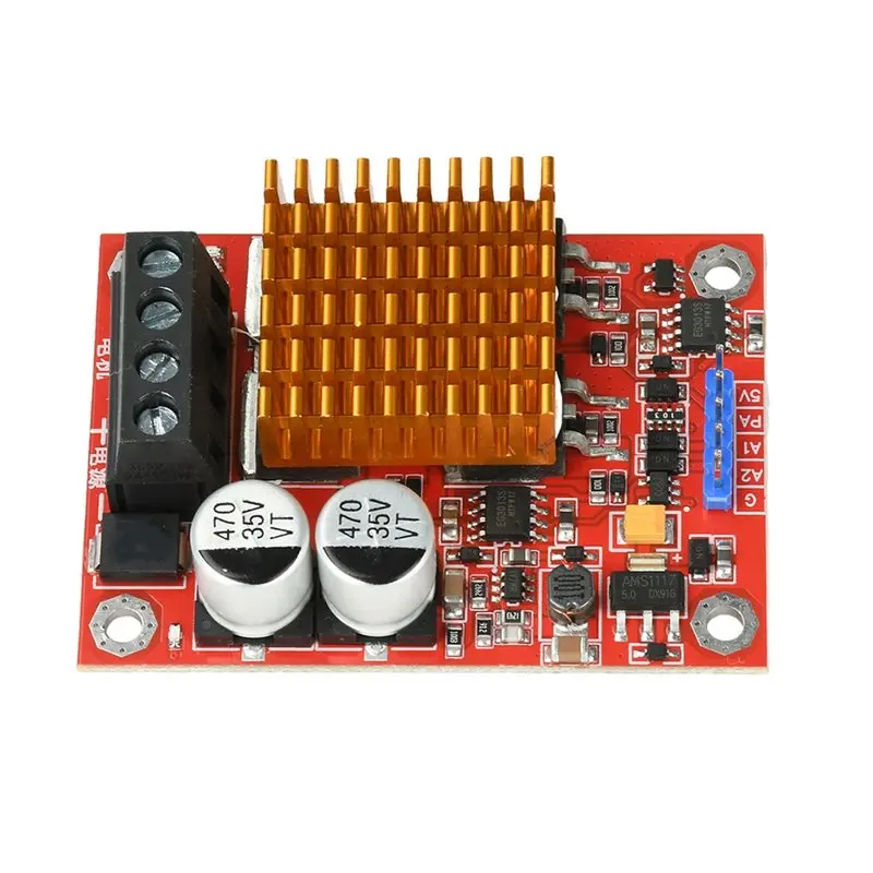 

PHILE-DC 12-30V High Power DC Motor Drive Module 30A H-Bridge Controller 60Khz Reversible Speed Control Board